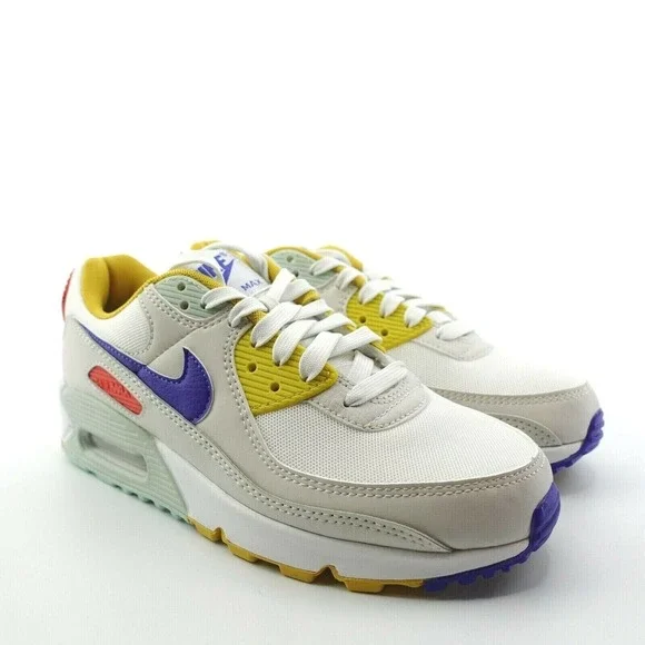 Nike Air Max 90 Women's Size 7 Sneakers 'Summit White' Multi-Color DA8726-100 - Picture 7 of 11